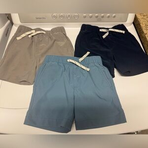 J. Crew Factory Crewcuts set of 3 pairs 4T boys’ tech dock shorts GUC